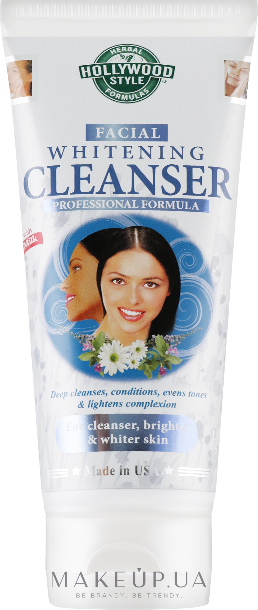 Відбілювальний очищувальний засіб для обличчя - Hollywood Style Whitening Cleanser — фото 150ml