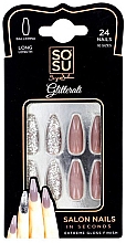 Духи, Парфюмерия, косметика Набор накладных ногтей - Sosu by SJ False Nails Long Ballerina Glitterati