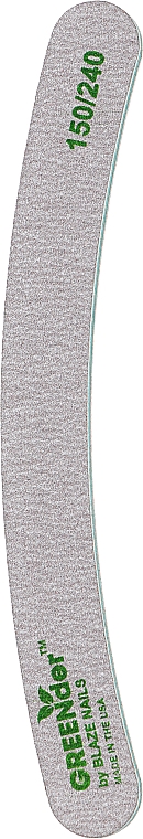 Корундовая пилка, бумеранг, 150/240 - Blaze Nails GREENder — фото N1