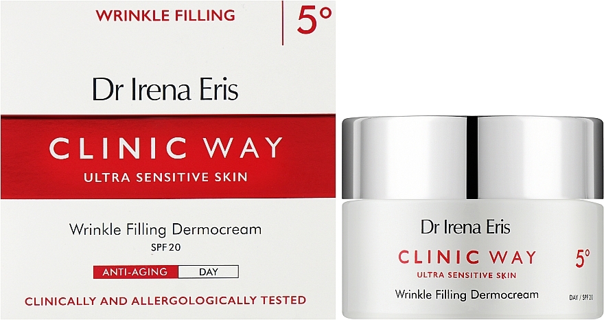 Дневной крем от морщин - Dr Irena Eris Clinic Way 5° Intense Anti-Wrinkle Lipid Filling — фото N2