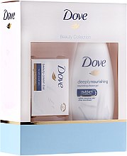 Духи, Парфюмерия, косметика Набор - Dove Beauty Peace (soap/100g + gel/250ml)