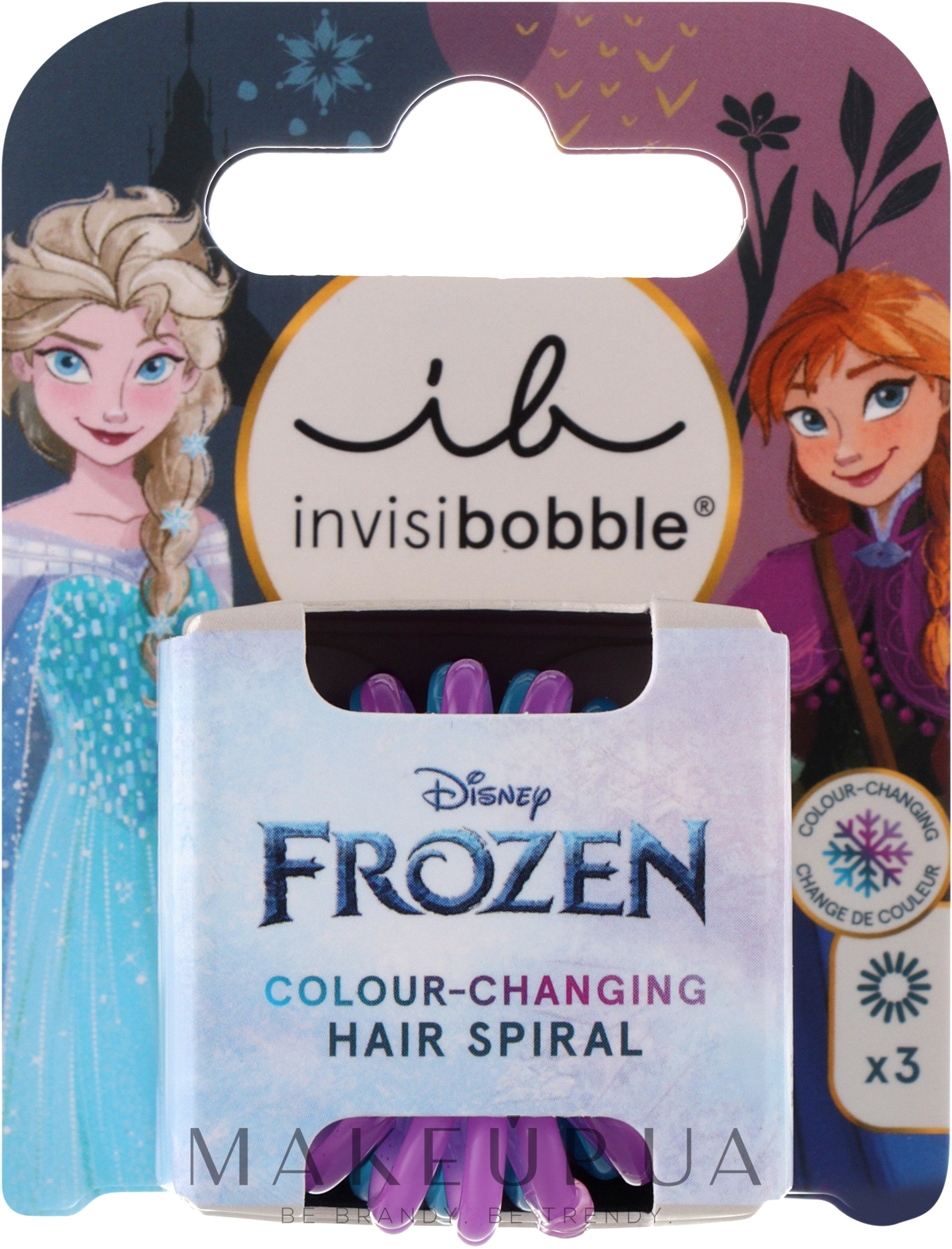 Резинка-браслет для волос - Invisibobble Kids Original Disney Princess Frozen — фото 3шт