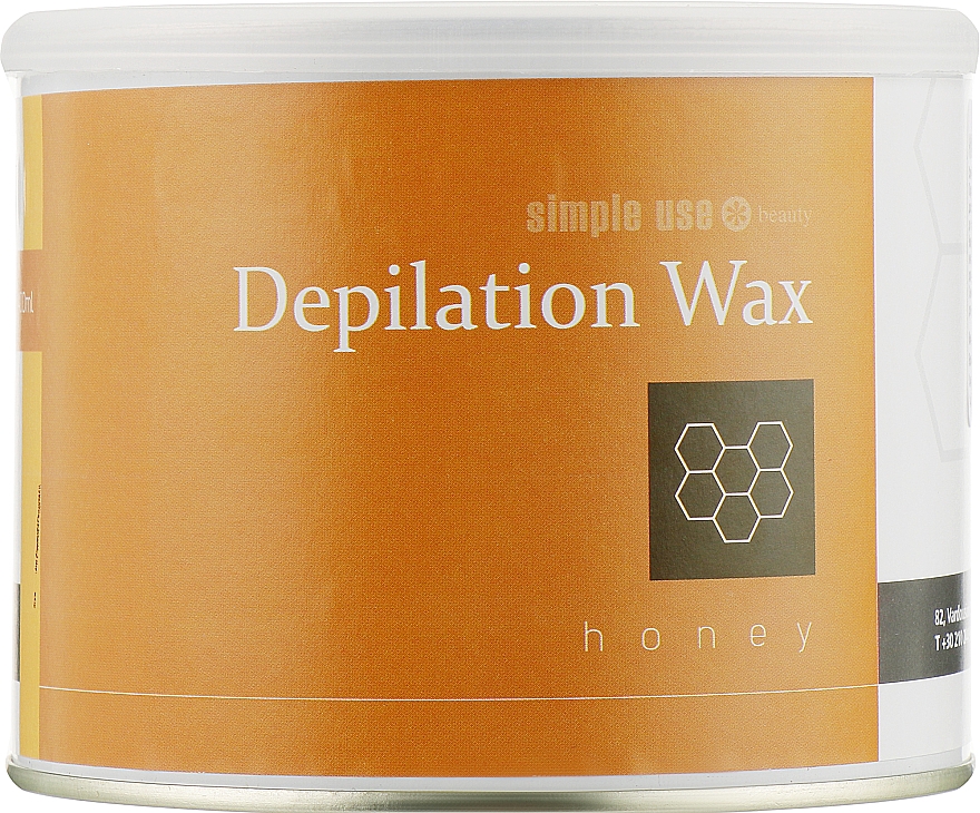 Теплый воск для депиляции в банке "Мед" - Simple Use Beauty Depilation Wax — фото N3