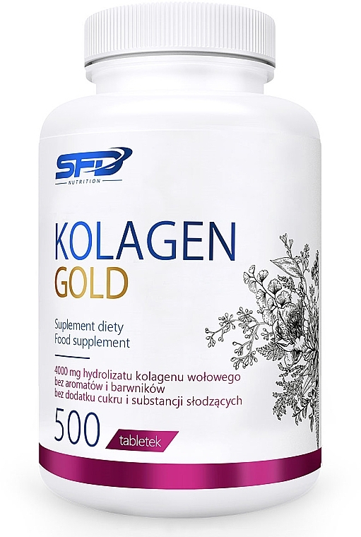 Пищевая добавка "Коллаген Голд", в таблетках - SFD Nutrition Kolagen Gold — фото N1