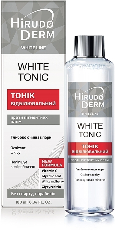 УЦЕНКА Отбеливающий тоник - Hirudo Derm White Tonic * — фото N1