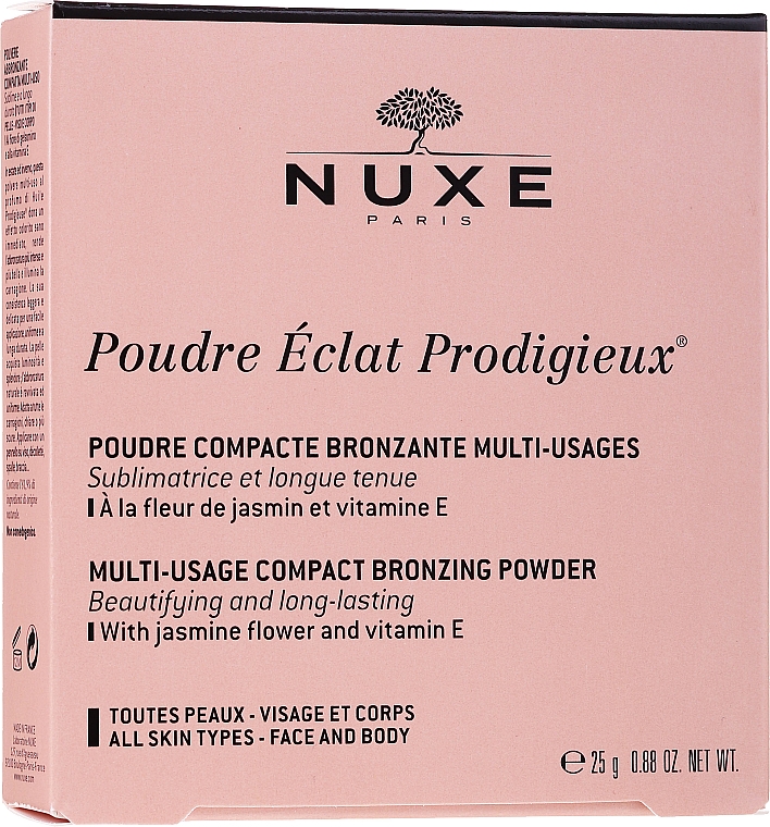 Бронзувальна пудра - Nuxe Compact Bronzing Powder — фото N1