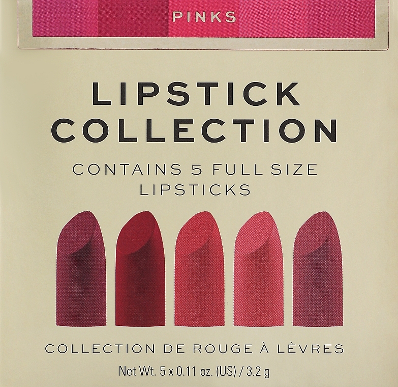 Набор из 5 помад для губ - Revolution Pro 5 Lipstick Collection Pinks — фото N1