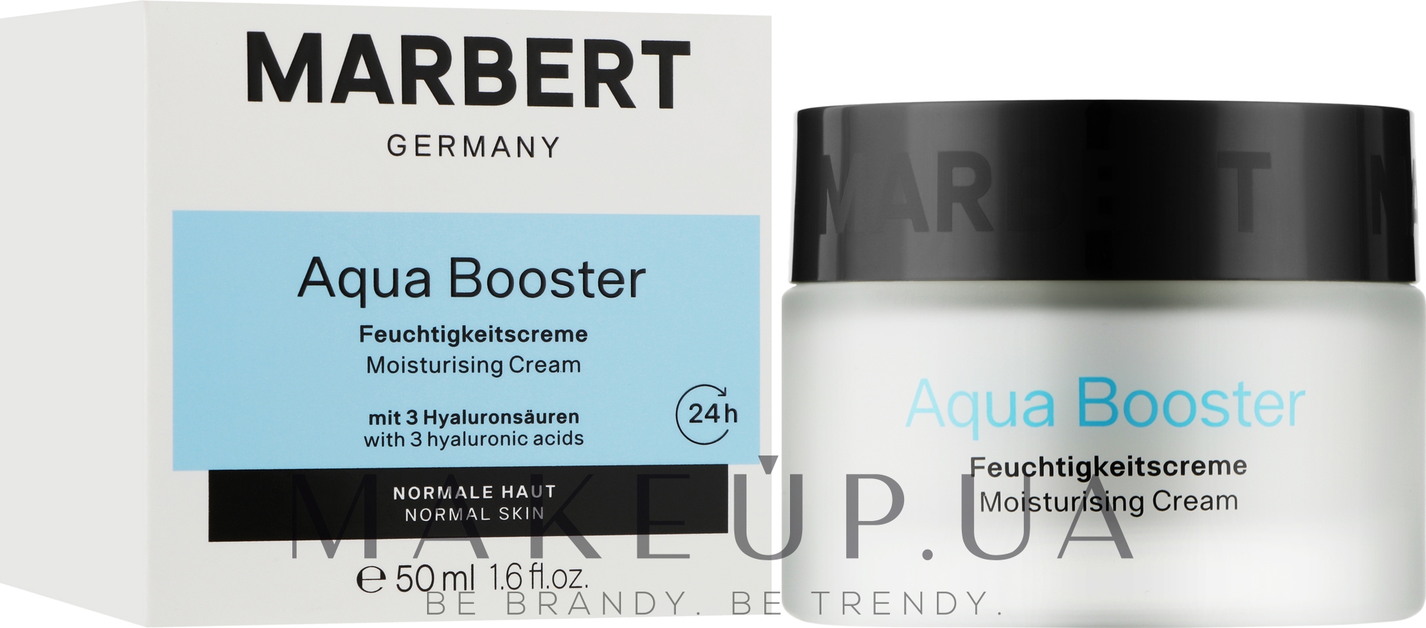 Зволожувальний крем для нормального типу шкіри - Marbert Aqua Booster Feuchtigkeitscreme — фото 50ml