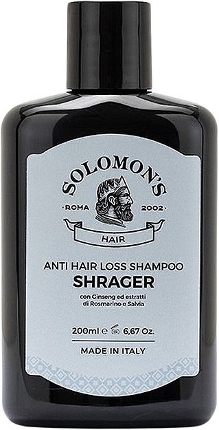 Шампунь проти випадіння волосся - Solomon's Anti Hair Loss Shampoo Shrager — фото N1