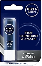 Парфумерія, косметика Бальзам для губ - NIVEA MEN Active Care