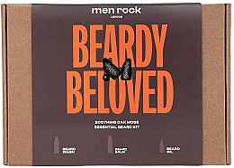 Духи, Парфюмерия, косметика Набор - Men Rock Beardy Beloved Kit (b/wash/100ml + b/balm/100ml + b/oil/30ml)