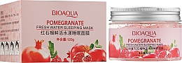 Минеральная ночная маска с экстрактом граната и гиалуроновой кислотой - Bioaqua Pomegranate Mineral Sleep Mask — фото N2