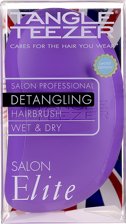 Гребінець для волосся  - Tangle Teezer Salon Elite Purple&Yellow — фото N5