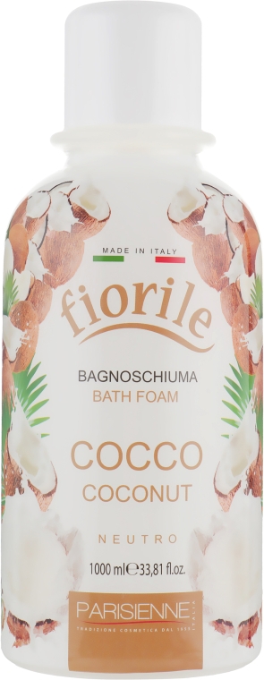 Пена для ванн "Кокос" - Parisienne Italia Fiorile Coconut Bath Foam — фото N1