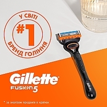Сменные кассеты для бритья, 4 шт. - Gillette Fusion 5 — фото N9