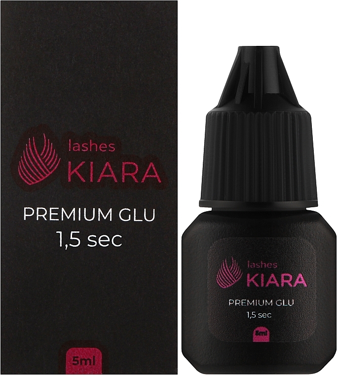 Клей для нарощування вій, 1.5 сек - Kiara Premium Glu — фото N2