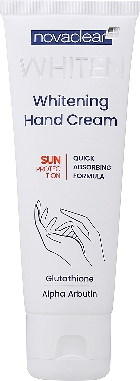 Отбеливающий крем для рук - Novaclear Whiten Whitening Hand Cream — фото N1