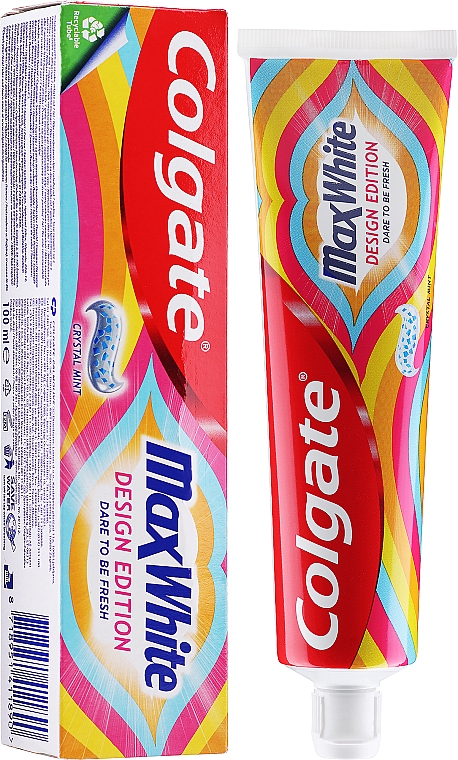 Відбілювальна зубна паста - Colgate Max White Design Edition — фото N1