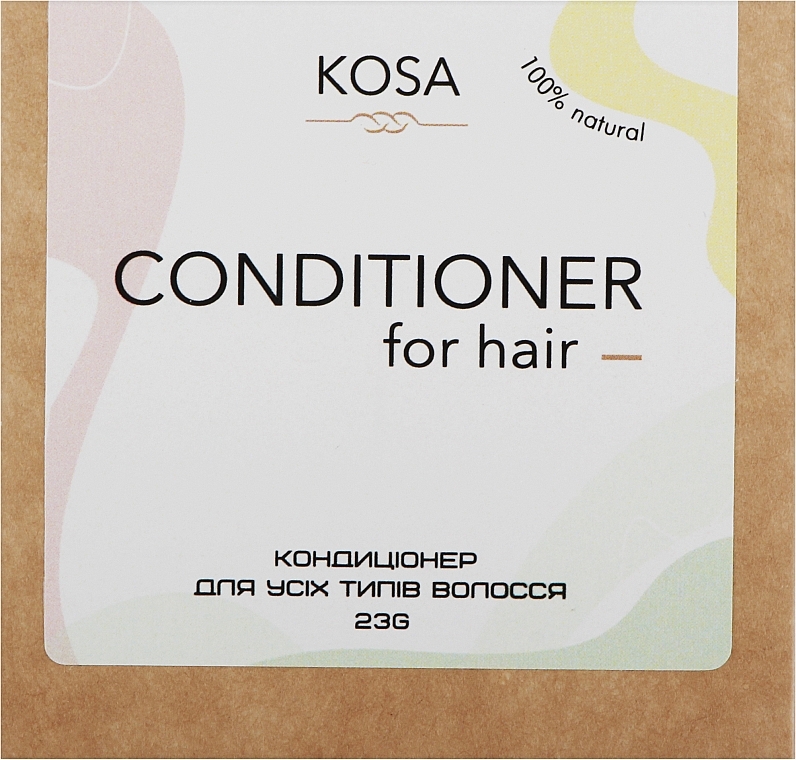 Твердий кондиціонер для волосся  - Kosa Conditioner for Hair — фото N1