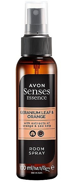 Спрей для ароматизации воздуха "Лист герани и апельсин" - Avon Senses Essence Geranium Leaf & Orange Room Spray — фото N1