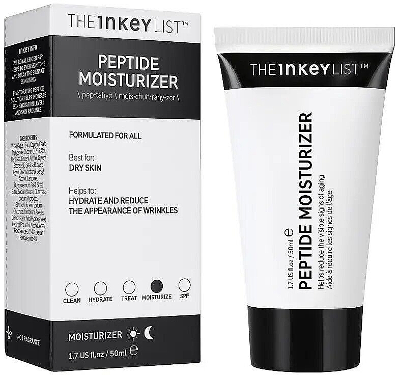 Пептидний зволожувальний крем - The Inkey List Peptide Moisturizer — фото N2