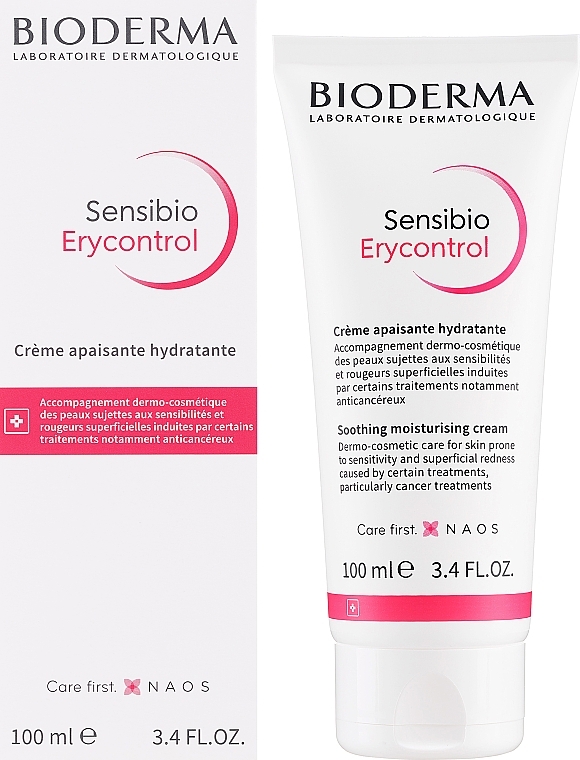 Заспокійливий зволожувальний крем - Bioderma Sensibio Erycontrol Soothing Moisturising Cream — фото N2