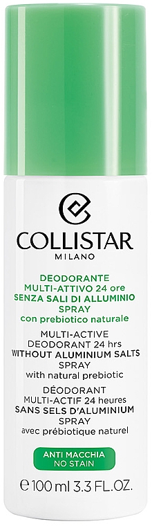 Дезодорант без солей алюминия - Collistar Multi-Active Deodorant 24 Hours — фото N1