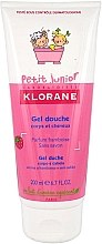 Духи, Парфюмерия, косметика Гель для душа - Klorane Petit Junior Shower Gel Hair & Body Raspberry