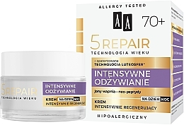 Духи, Парфюмерия, косметика Интенсивно восстанавливающий крем для лица - AA Age Technology 5 Repair Rich Day-Night Cream 70+