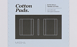 Салфетки косметические - Missha Cotton Pads — фото N1