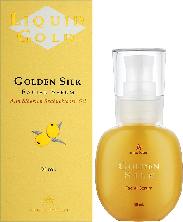 Сыворотка "Золотой шелк" - Anna Lotan Liquid Gold Golden Silk Facial Serum — фото N4