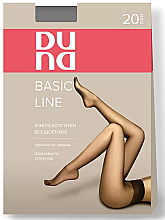 Парфумерія, косметика Колготки жіночі "Basic Line", 1123, 20 Den, чорний - Duna