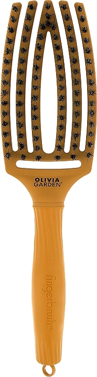 Щетка для волос - Olivia Garden Finger Brush Combo Yellow Sunshine  — фото N1