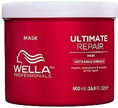 Крем-маска для всіх типів волосся - Wella Professionals Ultimate Repair Mask With AHA & Omega-9 — фото N5