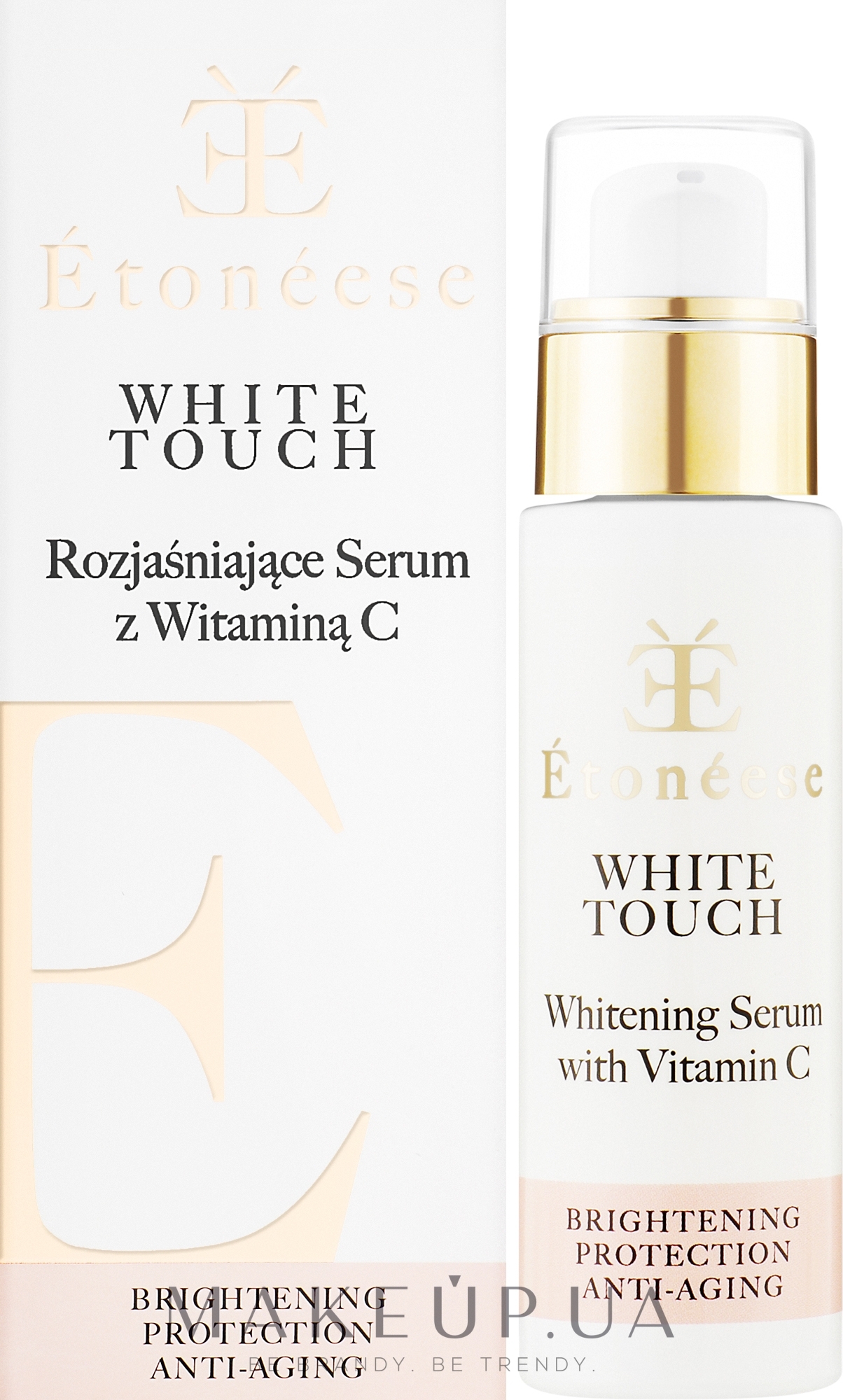 Осветляющая сыворотка для лица с витамином С - Etoneese White Touch Whitening Serum With Vitamin C — фото 30ml