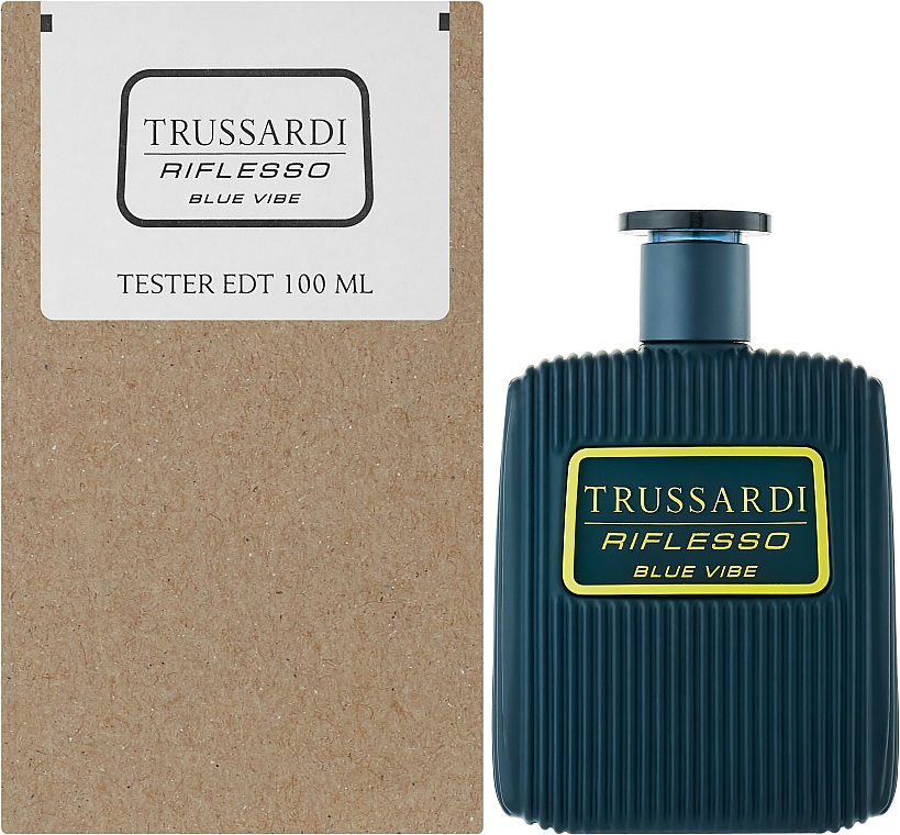 Trussardi Riflesso Blue Vibe - Туалетная вода (тестер с крышечкой) — фото N2