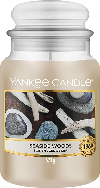 Ароматическая свеча "Приморский лес" в банке - Yankee Candle Seaside Woods — фото N3