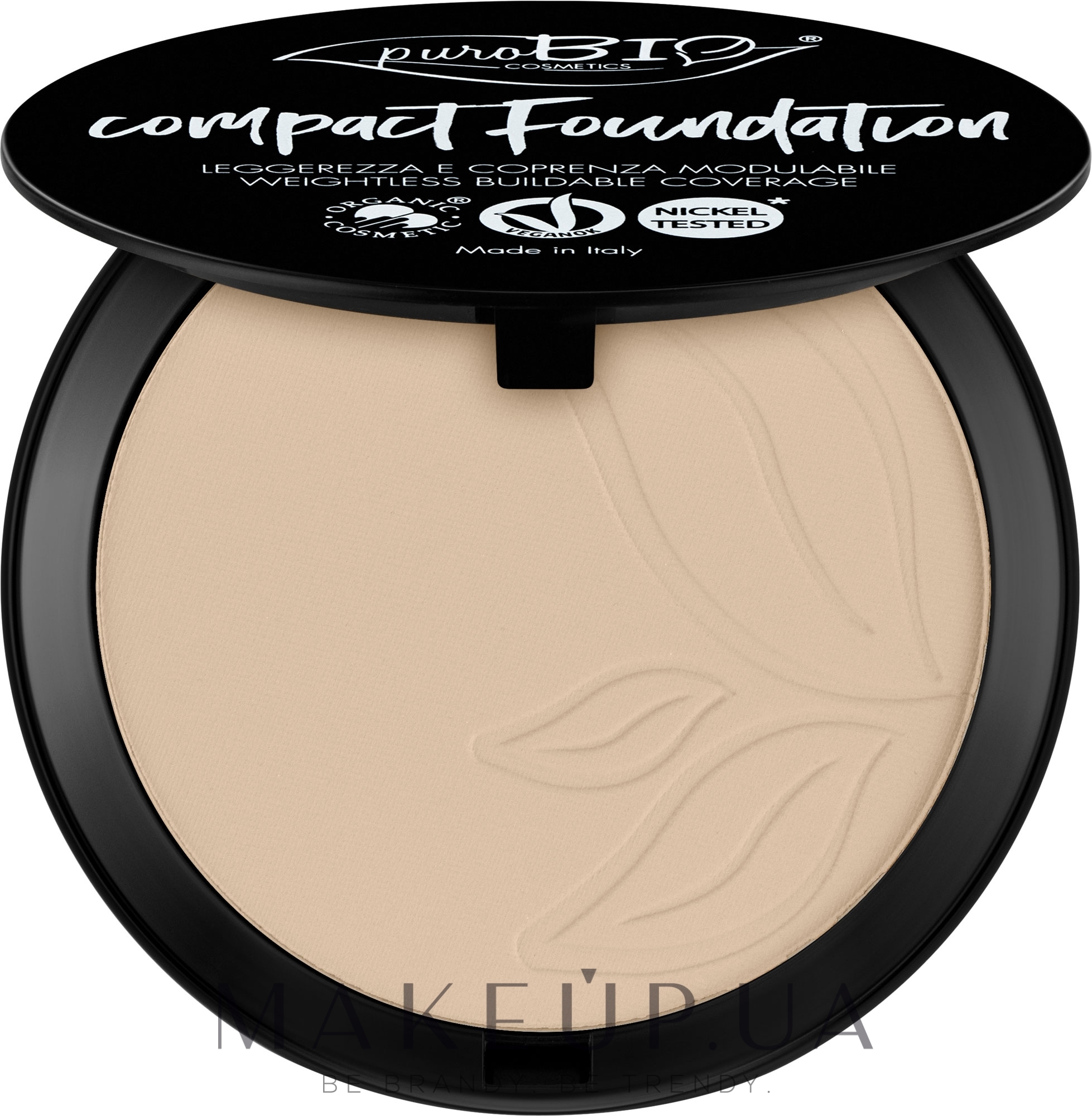 Компактна пудра - PuroBio Cosmetics Compact Foundation Pack — фото 01