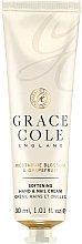 Крем для рук і нігтів з ароматом нектарина та грейпфрута - Grace Cole Boutique Nectarine Blossom & Grapefruit Hand and Nail Cream (міні) — фото N1