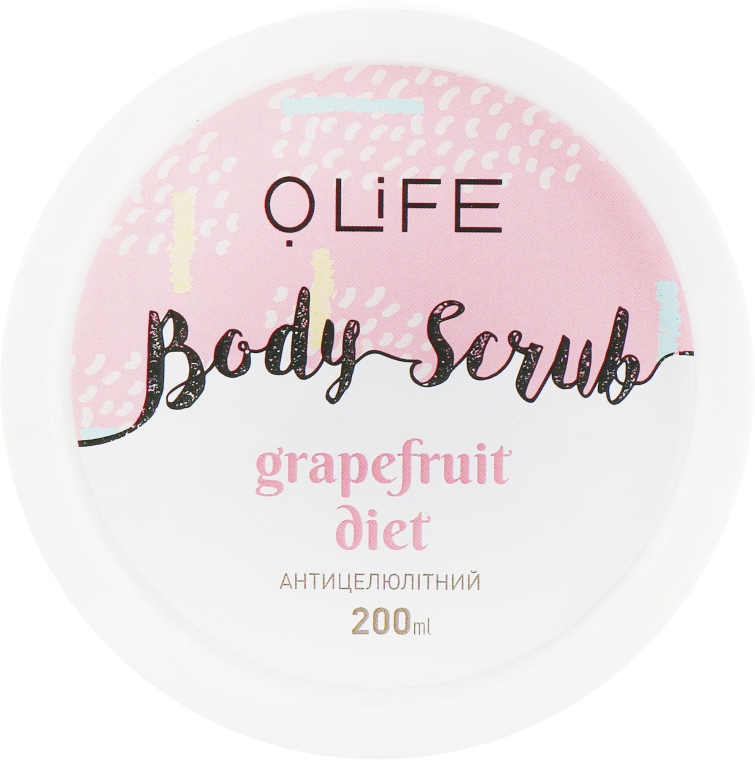 Скраб для тела "Грейпфрутовая диета" - O.life Body Scrub Grapfruit Diet