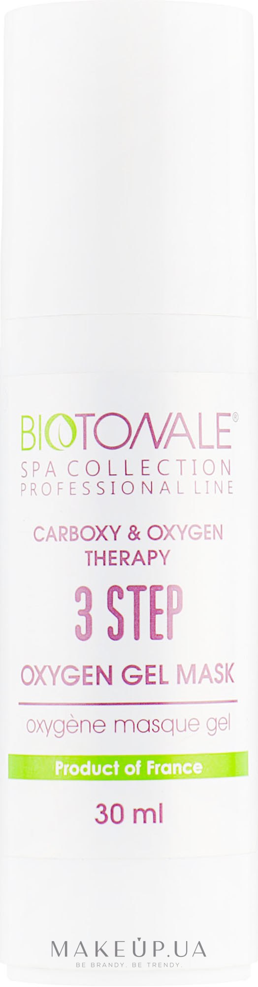 Киснева гель-маска для обличчя - Biotonale Carboxy & Oxygen Therapy 3 Step Oxygen Gel Mask — фото 30ml