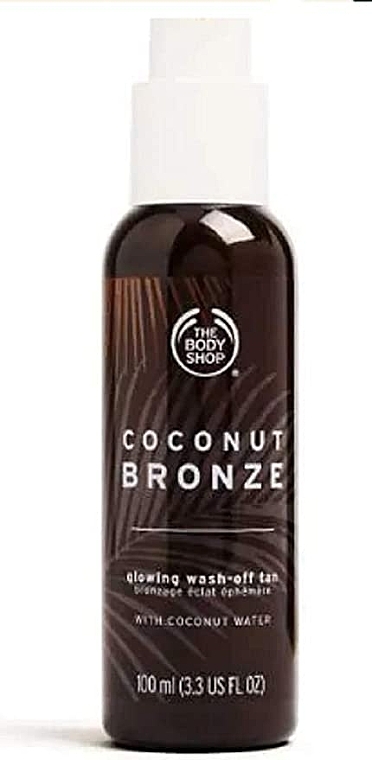 Смываемый автозагар для лица и тела - The Body Shop Coconut Bronze Glowing Wash-off Tan — фото N1