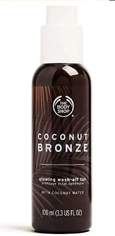 Змивна автозасмага для обличчя і тіла - The Body Shop Coconut Bronze Glowing Wash-off Tan — фото N1