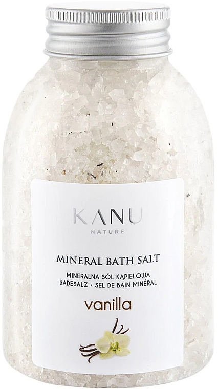 Мінеральна сіль для ванни "Ваніль" - Kanu Nature Vanilla Mineral Bath Salt — фото N1