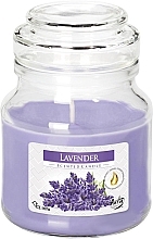 Духи, Парфюмерия, косметика Ароматическая свеча в банке "Лаванда" - Bispol Scented Candle Lavender