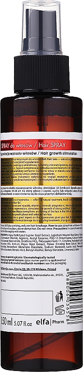 Спрей для ослабленных и склонных к выпадению волос - Dr. Sante Anti Hair Loss Spray — фото N2