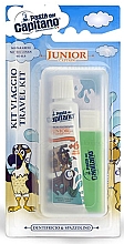 Набір - Pasta Del Capitano Junior Travel Kit 6+ Soft (toothpast/25ml + toothbrush/1pc) — фото N1