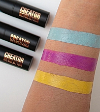 Набор стиков для макияжа - Makeup Revolution Creator Fast Base Paint Stick Set Light Blue, Purple & Yellow — фото N3