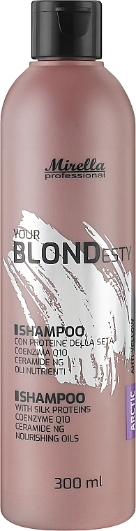Шампунь для арктичних відтінків блонд - Mirella Arctic Your Blondesty Shampoo