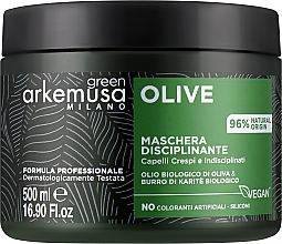 Маска для непослушных волос с маслом - Arkemusa Green Olive Hair Mask — фото N1
